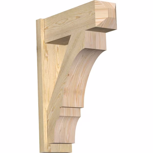 Balboa Rough Sawn Craftsman Outlooker, Douglas Fir, 8
